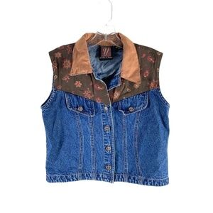Gordan & James Y2K Denim Vest SZ M